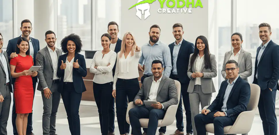 Yoddha Creative team collaborating